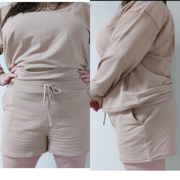 NWT The Drop Women's Elaina Pull-On French Terry Sweatshort SIZE XXL - Picture 5 of 15
